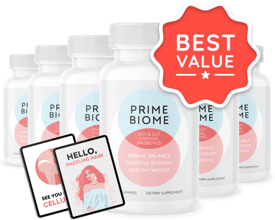 PrimeBiome bottles pack